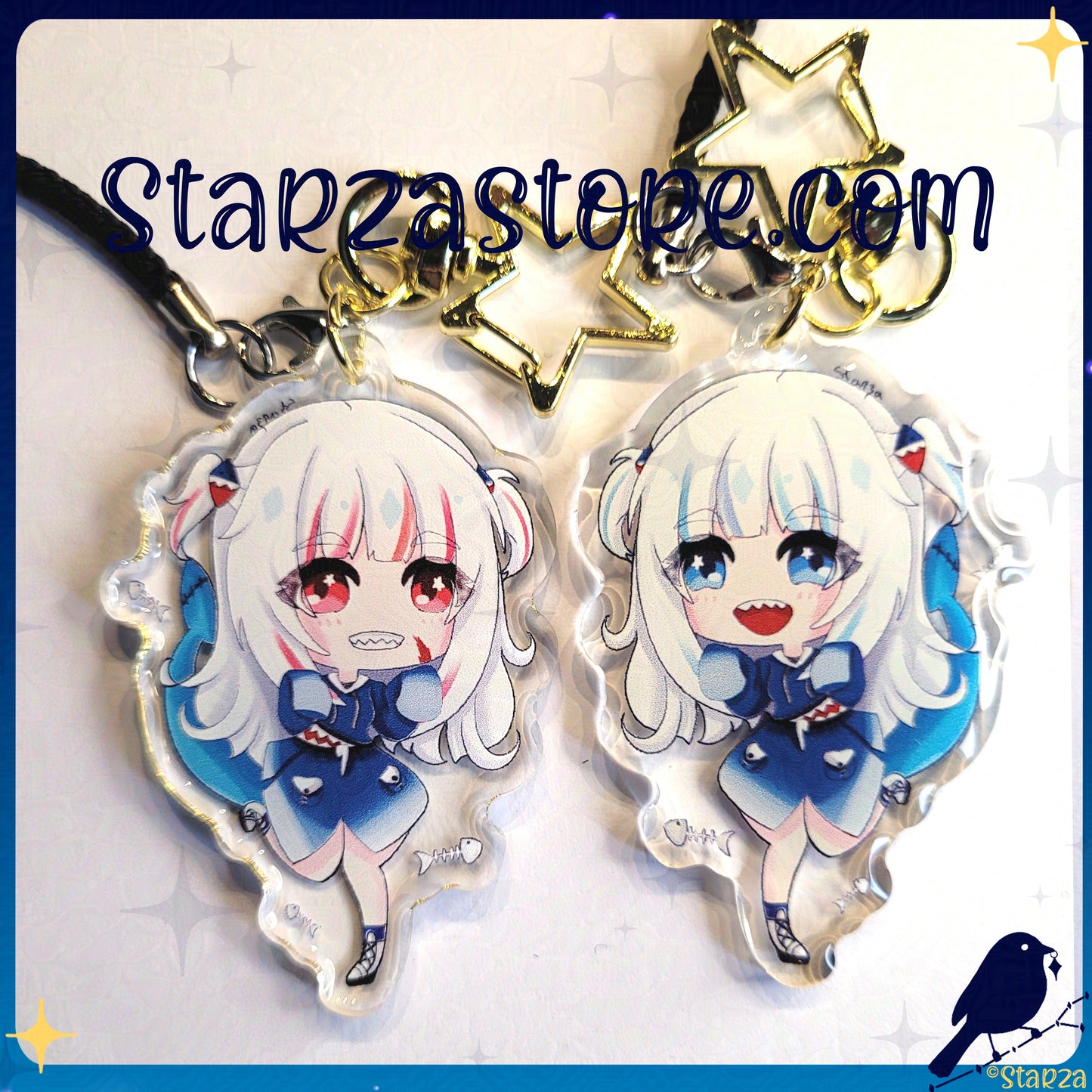 Gura Hololive Keychain