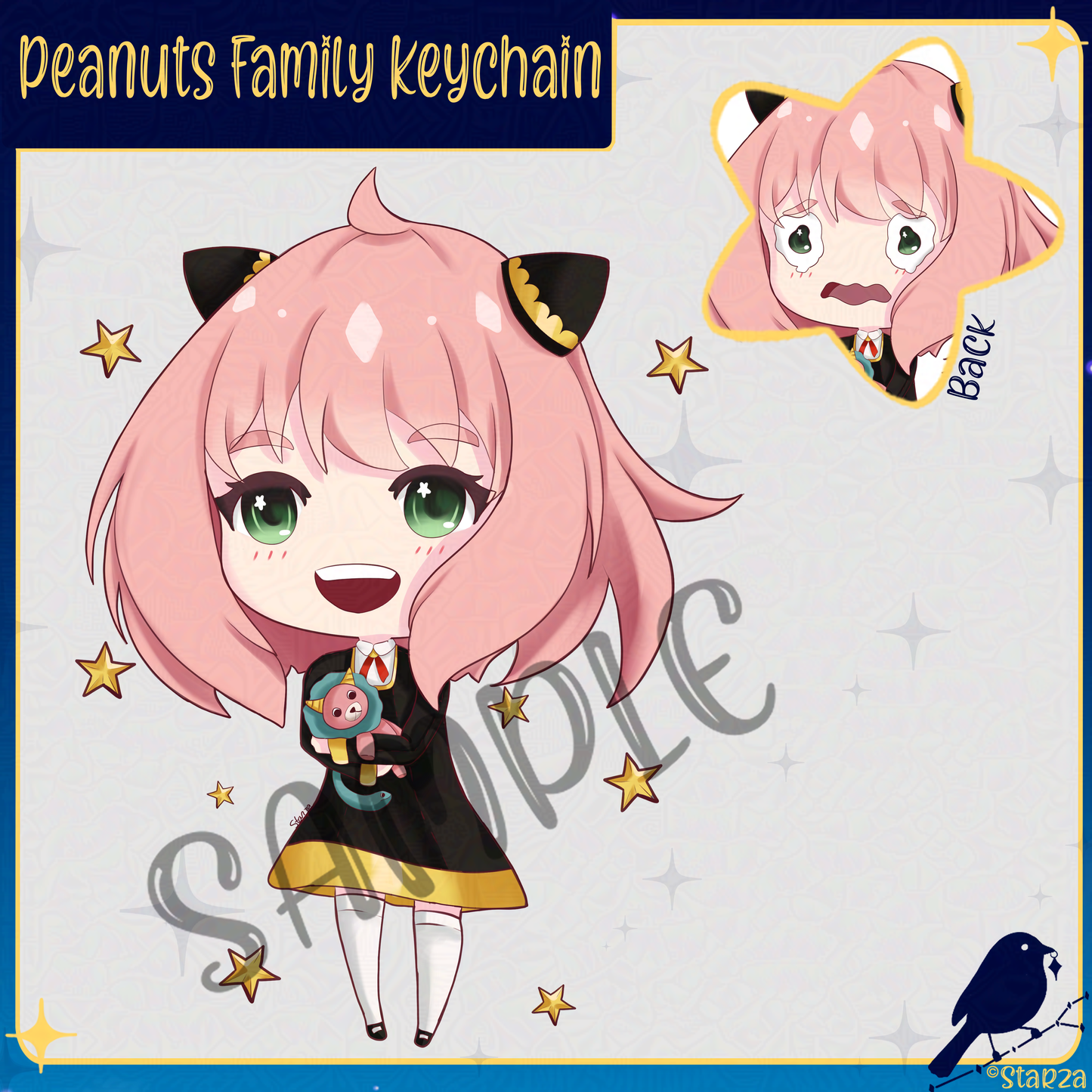 Porte-clés de la famille Peanuts télépathe
