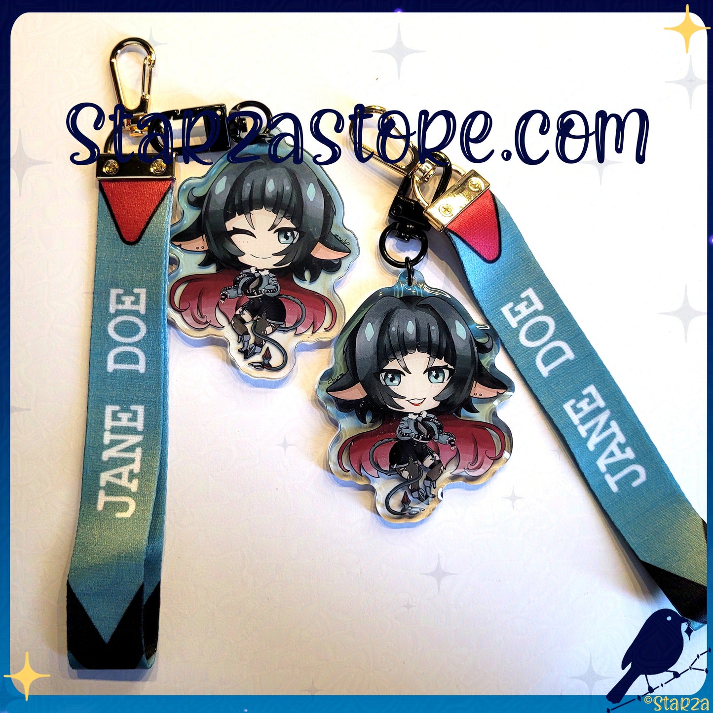 Jane Doe Zenless Zone Zero Keychain