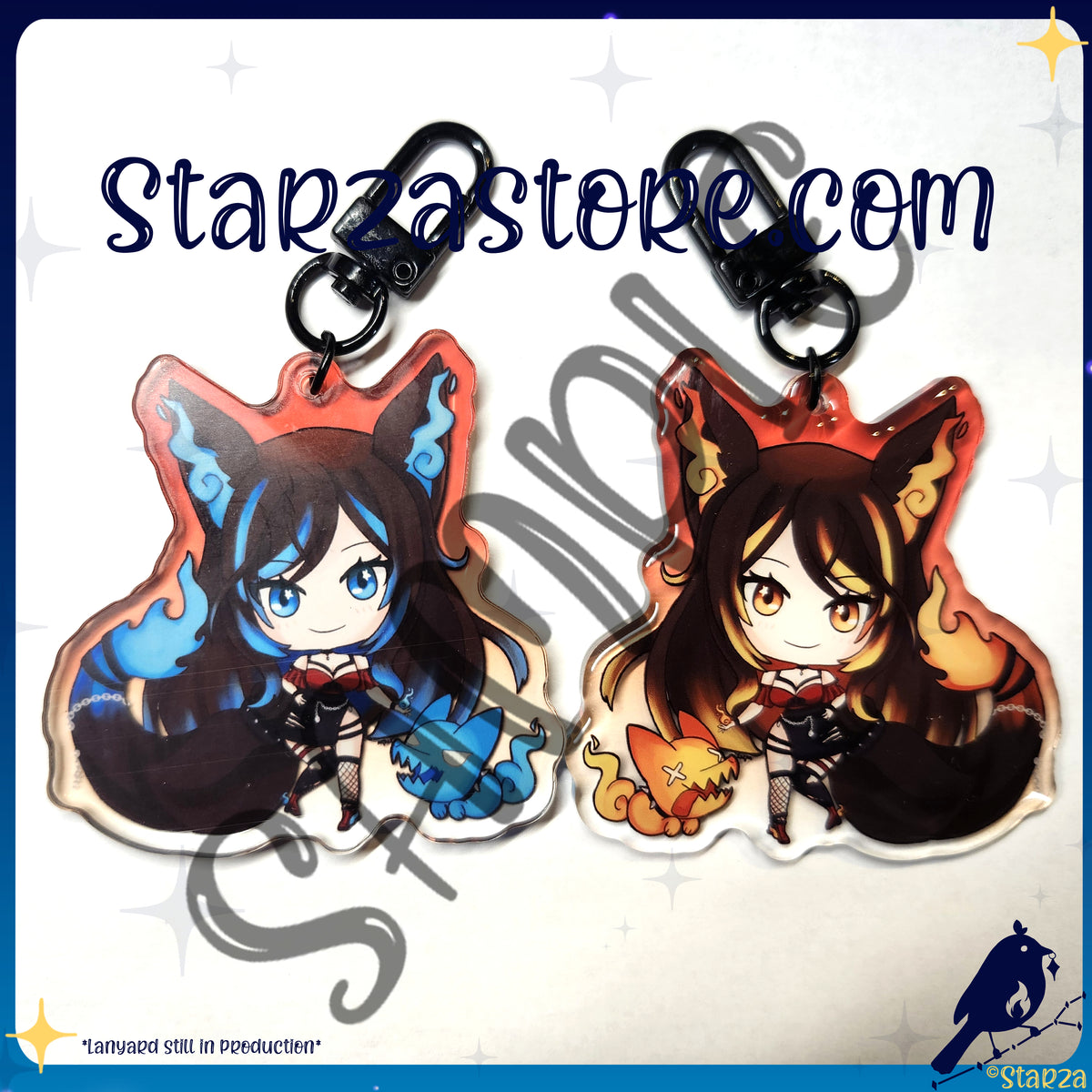 Sinder Vtuber Keychains