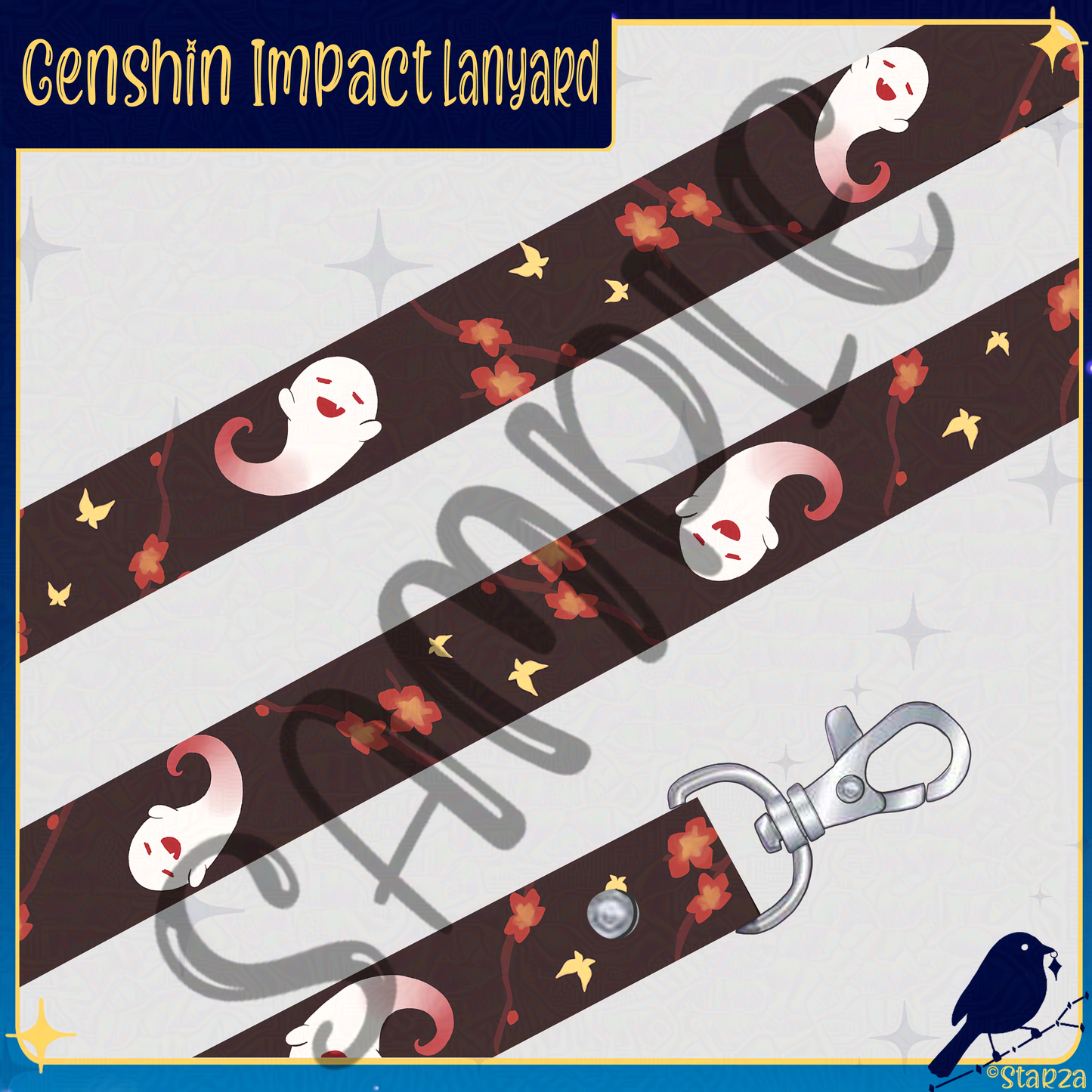 Hu Tao Genshin Impact Lanyard