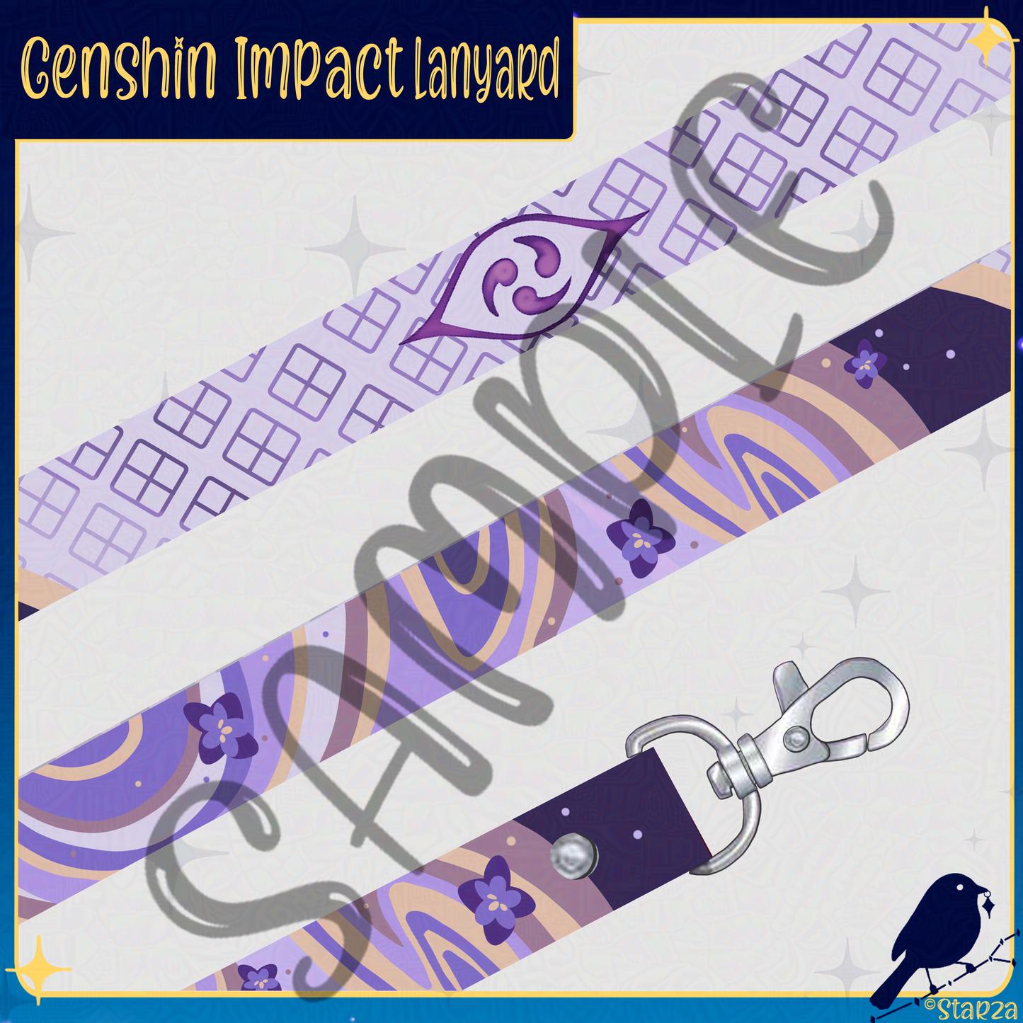 Shogun Genshin Impact Lanyard