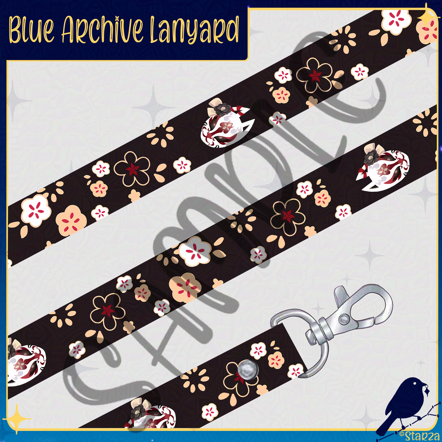 Wakamo Blue Archive Lanyard