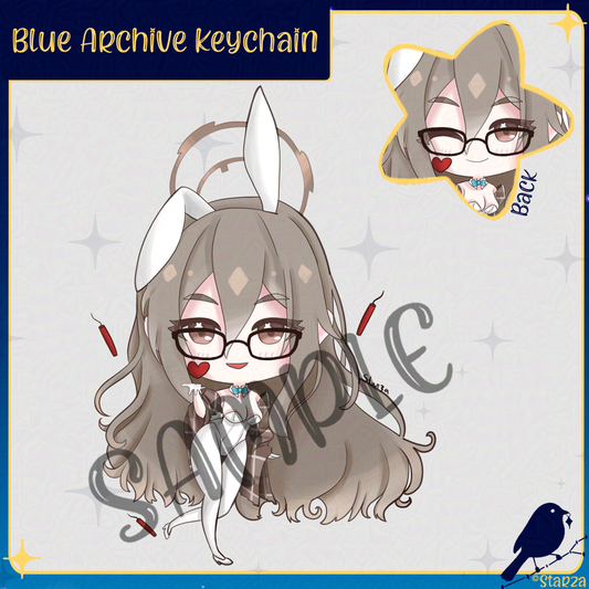 Akane Blue Archive Keychain