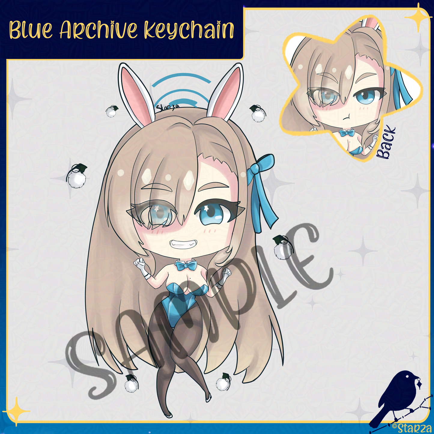 Asuna Blue Archive Keychain