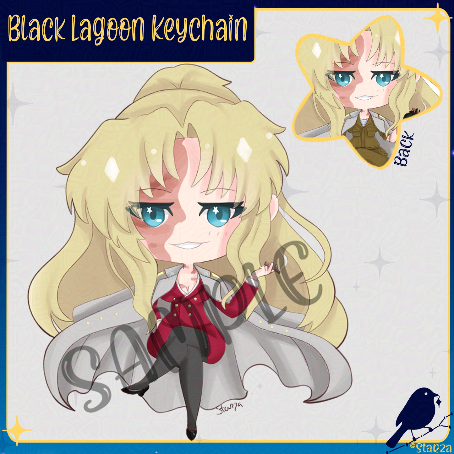 Balalaika Black Lagoon Keychain