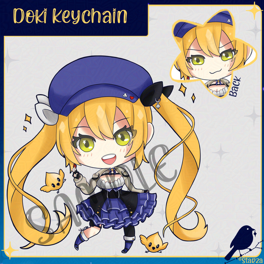 Doki Vtuber Keychain