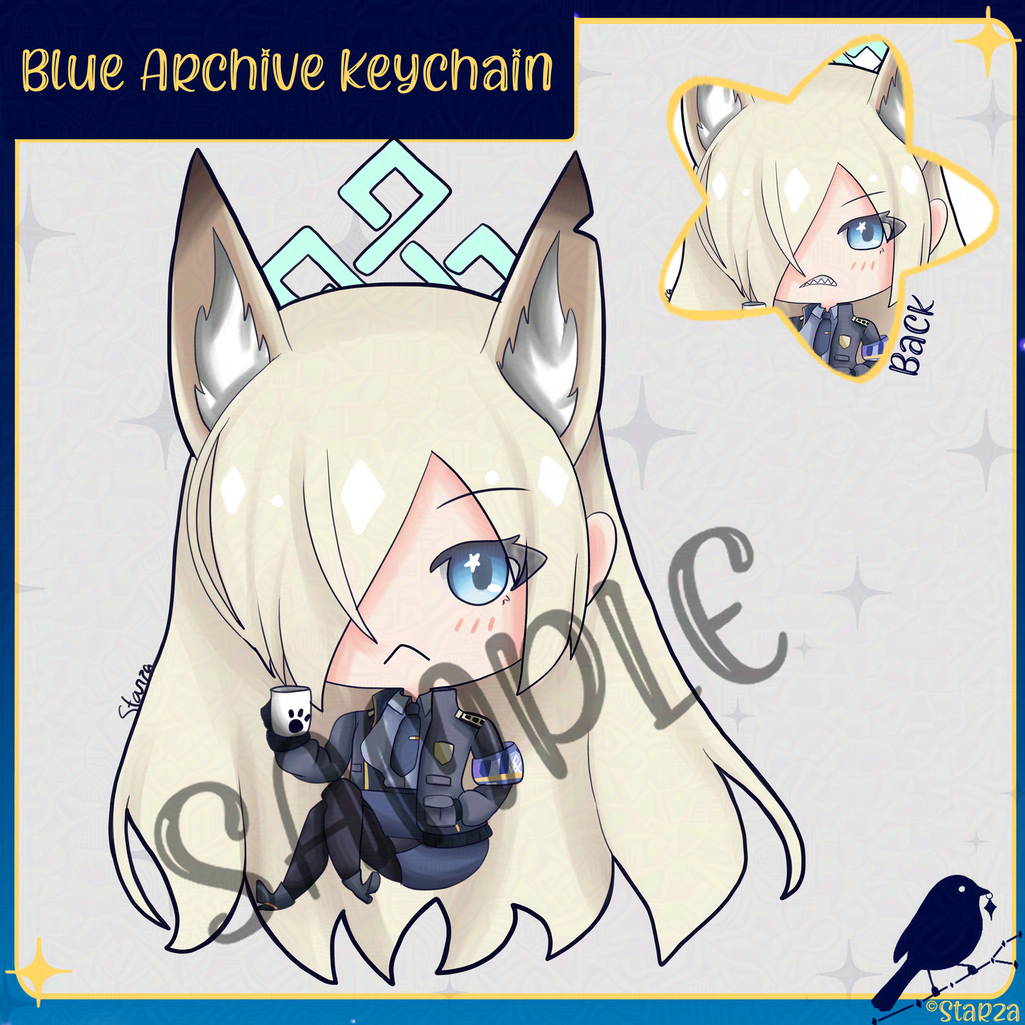 Kanna Blue Archive Keychain