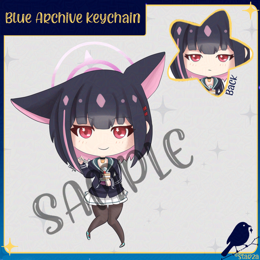 Kazusa Blue Archive Keychain