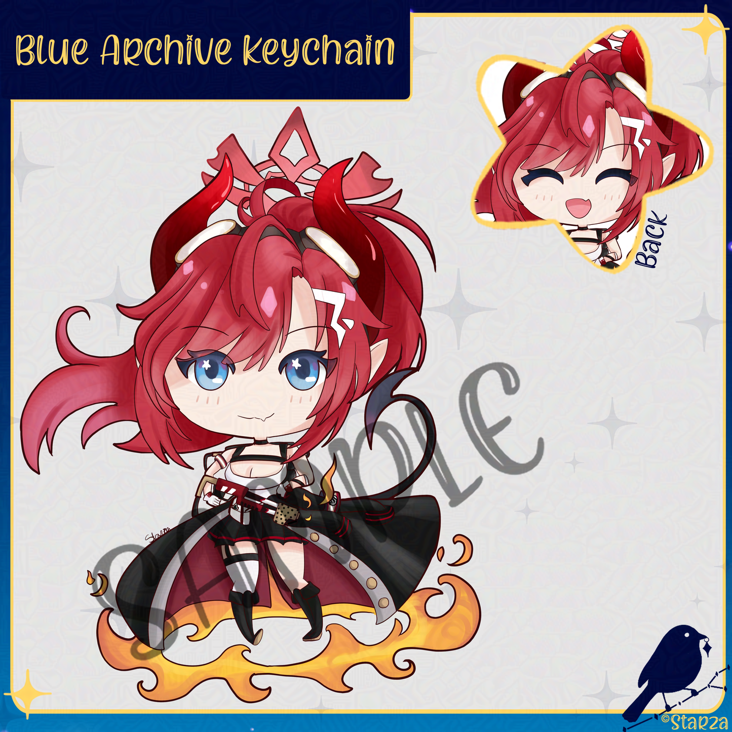 Megu Blue Archive Keychain