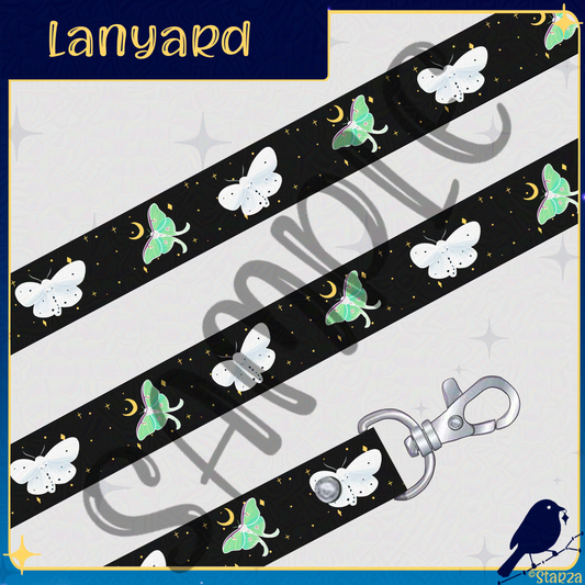 Moths Lanyard