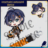 Belle Zenless Zone Zero Keychain