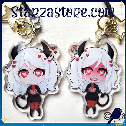 Modeus Helltaker Keychains